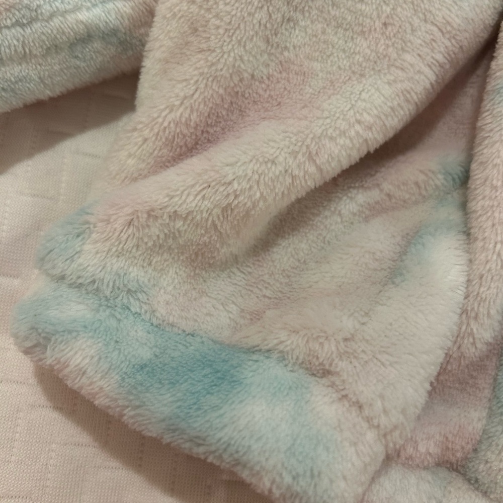 Cynthia Rowley Kids Pink and Blue Tie-Dye Joggers - Picture 4 of 4